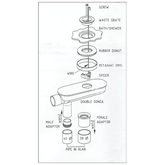 Tacron Industries Drain Waste Double Dinger – The Easy Solution for Plumbing Misalignment 40mm